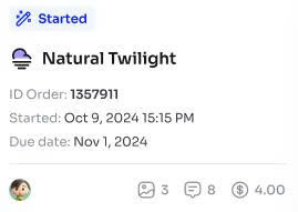 Started status