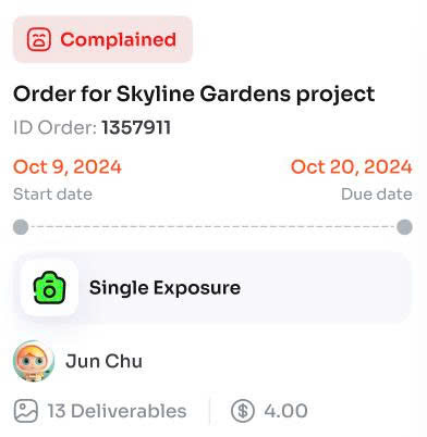 Complained status
